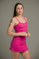 Short Saia Feminino Liso Aerobic