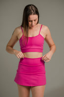 Short Saia Feminino Liso Aerobic