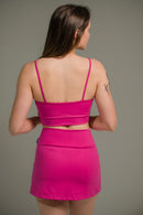Short Saia Feminino Liso Aerobic