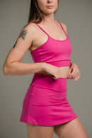 Short Saia Feminino Liso Aerobic