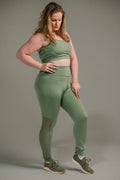 Calça Feminina com Tela Lateral