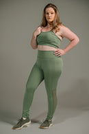 Calça Feminina com Tela Lateral