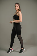 Calça Feminina com Tela Lateral