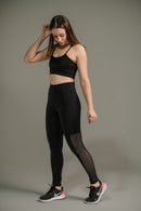Calça Feminina com Tela Lateral