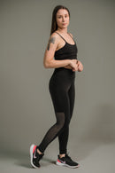 Calça Feminina com Tela Lateral