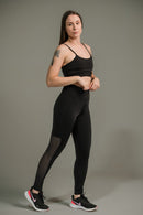 Calça Feminina com Tela Lateral