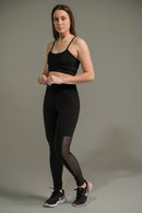 Calça Feminina com Tela Lateral