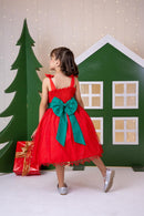 Vestido Marie Aurora Natalino Vermelho - Natal