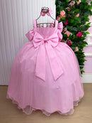 Vestido Banana Club Longo Doce Elegancia Rosa