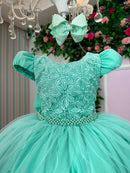 Vestido Bella Child Polly Verde Menta