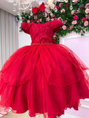Vestido Bella Child Polly Vermelho