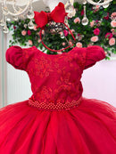 Vestido Bella Child Polly Vermelho