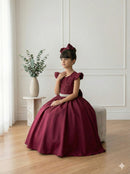 Vestido Ysa Kids Ariane Longo Marsala