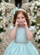 Vestido Ysa Kids Ariane Longo Verde Porto Fino