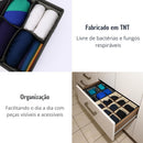 Caixa Organizadora de Gaveta 32 x 24 x 12cm Azul TRC7878-A