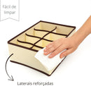 Caixa Organizadora 32x24x12 cm TRC7878 Bege