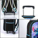 Mochila Rodinhas Stitch Masculino + Estojo de Brinde
