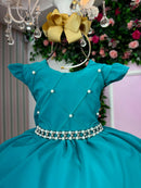 Vestido Ysa Kids Francine Verde Jade