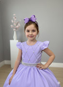 Vestido Ysa Kids Ariane Longo Lilás