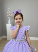 Vestido Ysa Kids Ariane Longo Lilás