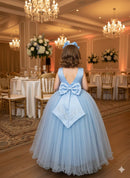Vestido Enjoy Longo Regata Azul Bebe