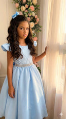 Vestido Ysa Kids Ariane Longo Azul bebê