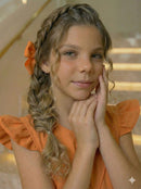 Vestido Ysa Kids Ariane Longo Terracota