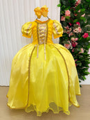 Fantasia Princesa Belli A Bela e a Fera Longa Modelo 3