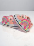 Tênis de bebê menina Starzinho Arco Íris e Estrelinha (Jeans)