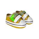 Tenis de bebe menino Starzinho Bege com verde tenis de Dinossauro - sapatinho de bebê