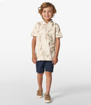 Bermuda Infantil Menino em Linho Trick Nick - Marinho ou Verde