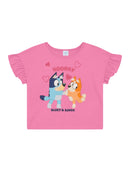 Blusa da Bluey e Bingo ORIGINAL Blusa Infantil menina em Meia Malha BRANDILI