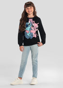 Blusão Moletom Stitch roupa Lilo & Stich infantil casaco Stitch licenciado Disney Brandili
