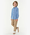Calça Alfaiataria Em Sarja Infantil Menino Trick Nick