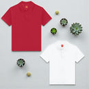 CAMISA POLO INFANTIL MENINO BRANCA, VERMELHA, MARINHO KYLY MANGA CURTA