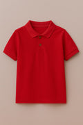 CAMISA POLO INFANTIL MENINO MALWEE- TAMANHO 1 AO 6 - BRANCO, VERMELHO, VERDE