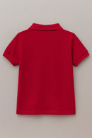 CAMISA POLO INFANTIL MENINO MALWEE- TAMANHO 1 AO 6 - BRANCO, VERMELHO, VERDE