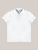 CAMISA POLO INFANTIL MENINO MALWEE- TAMANHO 1 AO 6 - BRANCO, VERMELHO, VERDE