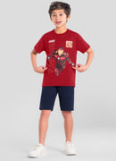 Camiseta Vingadores ORIGINAL em Meia Malha BRANDILI licenciada MARVEL - Camiseta HULK, Homem de Ferro, Capital America