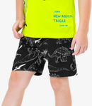 CONJUNTO INFANTIL MACULINO ROVITEX CAMISETA EM MALHA COM BERMUDA MICROFIBRA