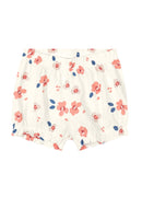 Conjunto Infantil Feminino de Blusa e Shorts Meia Malha Brandili