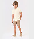 Conjunto Menino Camisa de botão Com Bermuda Sarja Trick Nick