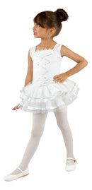 FANTASIA PRINCESA BAILARINA INFANTIL BRANCO