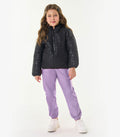 JAQUETA INFANTIL FEMININA PUFFER COM CAPUZ JAQUETA GOMINHOS JAQUETA INVERNO GROSSA MICROFIBRA