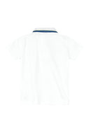 CONJUNTO INFANTIL MENINO POLO MEIA MALHA + BERMUDA SARJA COMFORT