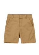 CONJUNTO INFANTIL MENINO POLO MEIA MALHA + BERMUDA SARJA COMFORT