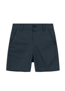 CONJUNTO INFANTIL MENINO POLO MEIA MALHA + BERMUDA SARJA COMFORT