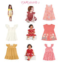Kit de vestido infantil BRANDILI 3 PEÇAS sortidas - Vestido infantil pro Natal vestido bebê de verão