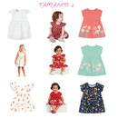 Kit de vestido infantil BRANDILI 3 PEÇAS sortidas - Vestido infantil pro Natal vestido bebê de verão