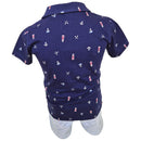Kit conjunto roupa de bebê menino 2 camisas e 1 bermuda